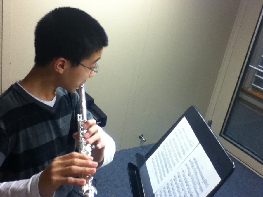 Summer Trace performance on March 17. Qian has performed solo at Summer Trace three times since he joined the Share the Music Club at the beginning of the school year. CYNTHIA WU / PHOTO
