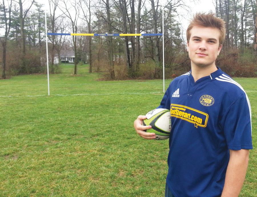 Junior Hunter Hodge plays rugby as a club sport