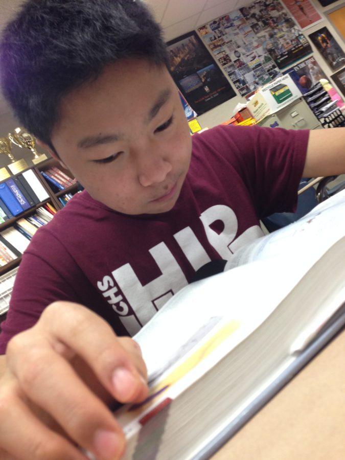 Even though his team has no meetings planned, Darren Chang, Science Bowl member and freshman, continues to study and read in order to prepare for next year. The placement test for next years Science Bowl teams will be held sometime in the fall, but the exact date has not been determined. KATHY HUANG / PHOTO