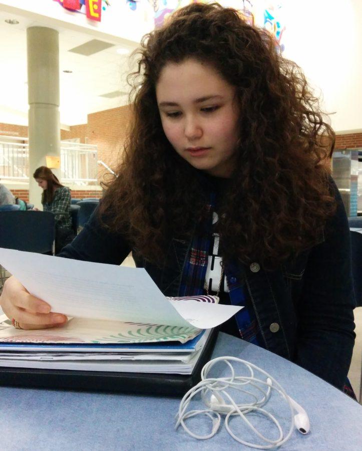Kiki Koniaris, Key Club member and freshman, plans to volunteer for the Cherry Tree Elementary School science fair. There, club members will run check-in and judge and score projects. MELISSA YAP / PHOTO