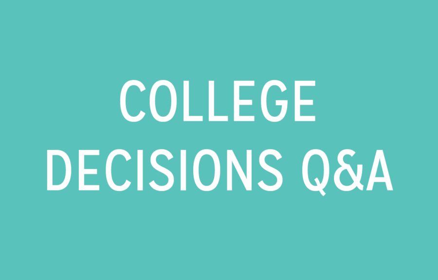 College Decisions Q&A