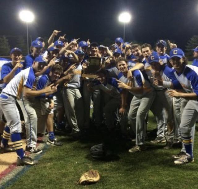The CHS baseball team celebrates their first Sectional Championship in 16 years. The season gets started with a scrimmage against Hamilton Southeastern High School on March 22 at Hartman Field at 5:30 p.m.