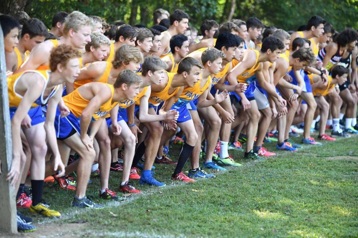 Sean Reimer is running in the Trinity Invitational with his fellow teammates. The Trinity Invitational was on September 16 and CHS won 1st place. 