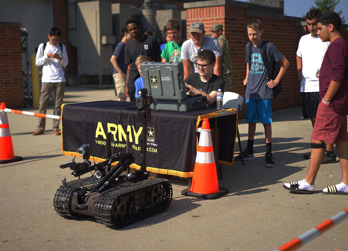 Photo Essay: Army Interactive Experience Visits Transportation Classes