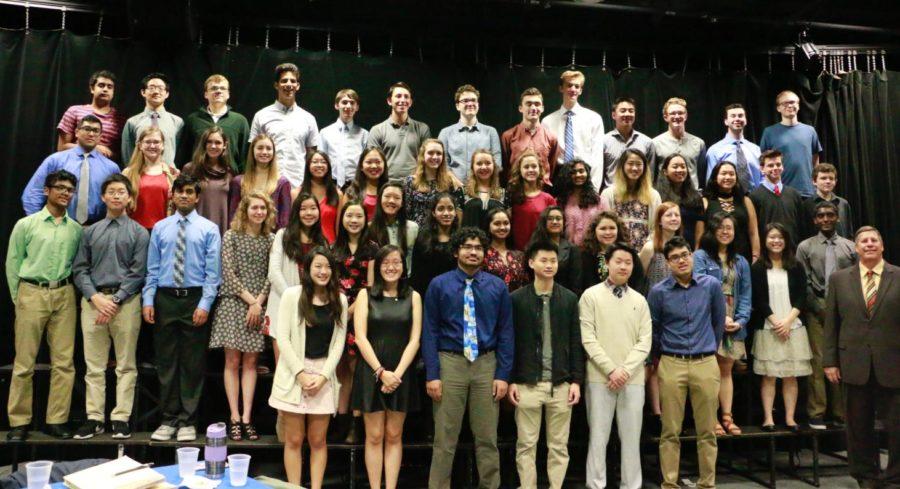 National Merit Semifinalists participate in reception, share reactions, tips