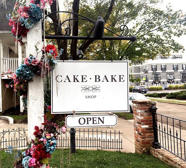 Cake Bake Shop sign
