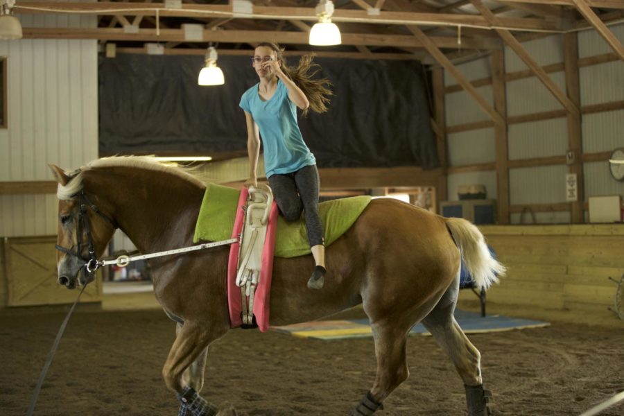 Q&A with Sophomore Jenna Presley who competes in horseback-riding, gymnastics fusion: vaulting