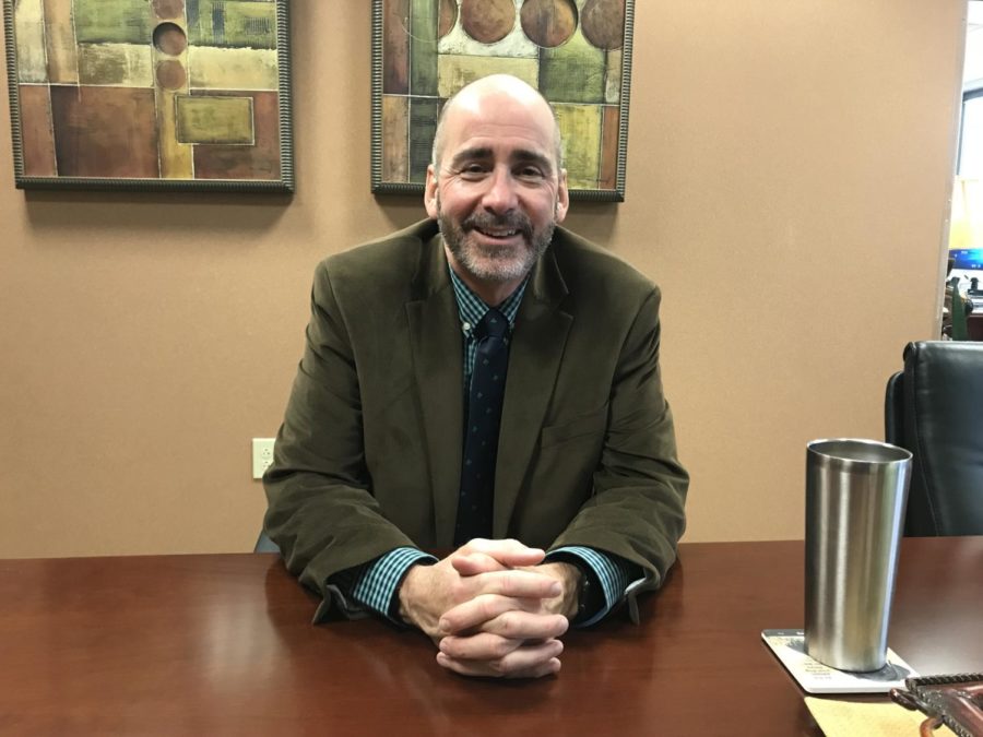 Superintendent Michael Beresford participates in No-Shave November. Beresford hopes by not shaving he will be able to raise awareness for mens mental health. 