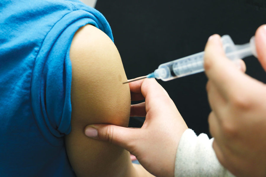 A Shot in the Arm: With flu season at its peak this month, schools  like CHS are more susceptible to spread of disease