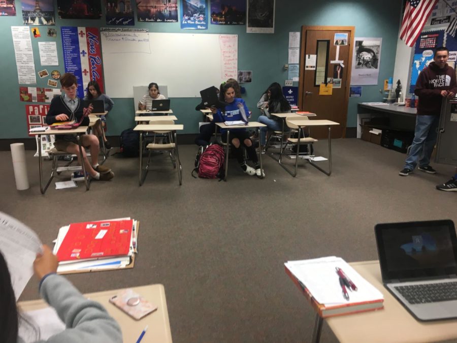 Being apart of an AVID SRT helps students like sophomore Myles Embry to get his homework done. “Being in an AVID SRT makes it easier to get my homework done because I am able to concentrate with less distractions,” he said.