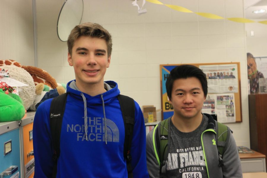 Juniors Brian Yuan and Erik Nelson manage History meme page