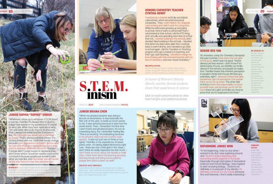 In honor of Women’s History Month, teacher, female students share their experiences in science