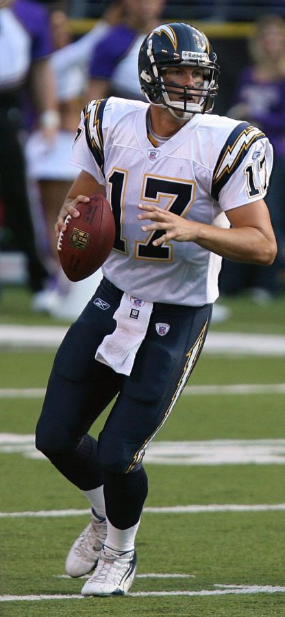 You can take Philip Rivers out of the Chargers, but you cant take the Chargers out of Philip Rivers. (Photo/Keith Allison from Baltimore, USA / CC BY-SA (https://creativecommons.org/licenses/by-sa/2.0)  (https://www.flickr.com/photos/27003603@N00/2310855395)
