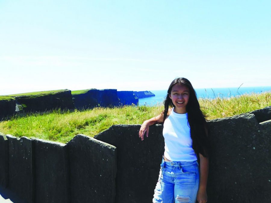 Senior Maylee O’Brien took this picture in the summer of 2018 at the Cliffs of Moher. O’Brien said, “I was especially excited for the Cliffs of Moher because they’re a site for ancient Irish legends and Harry Potter films.”