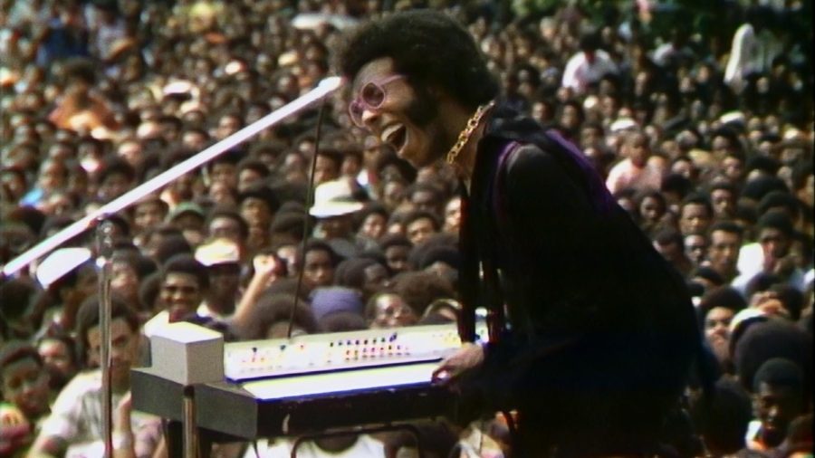 Sly+Stone+of+Sly+and+the+Family+Stones+performs+for+the+1969+Harlem+Cultural.+As+a+psychedelic+soul+group+%2C+their+music+helped+contribute+to+the+diverse+music+scene+of+the+films+subject%2C+including+gospel%2C+blues+and+pop+as+well.+