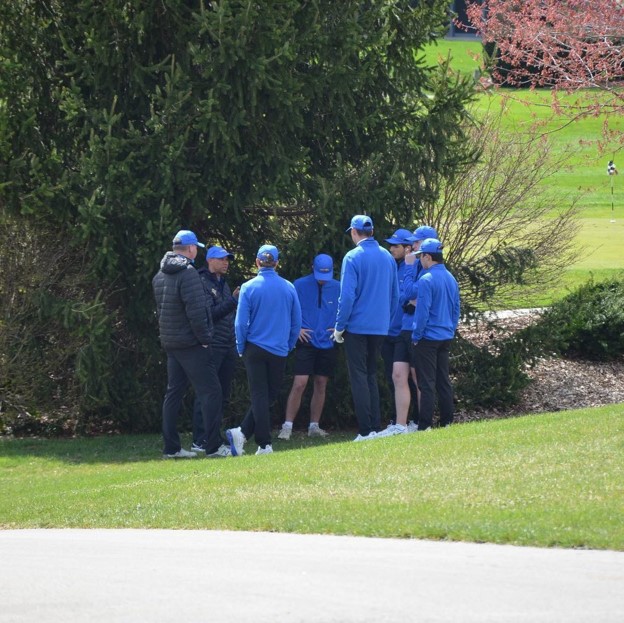 Men’s golf team competes in the Highland Invitational. Coach Shelton said that the team has a great chance to be a top contender for the State championship. 
 