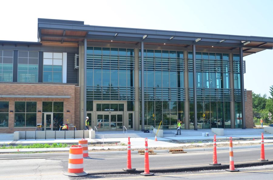 Main Entrance: The Carmel Clay Public Library (CCPL) is finishing up with construction. The CCPL will host a Grand Reopening on Oct. 1 at 9 a.m. 