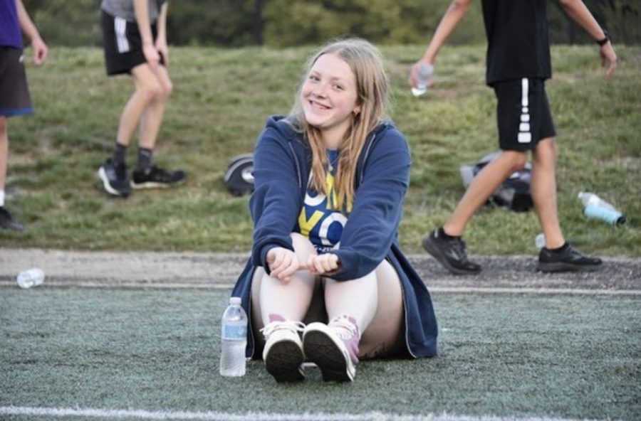CMYC+member+and+senior+Kate+Smith+poses+for+a+photo+during+the+annual+ultimate+frisbee+tournament+on+Sept.+24.+Smith+said+she+hopes+to+enhance+connection+within+the+council+during+the+upcoming+spikeball+tournament.