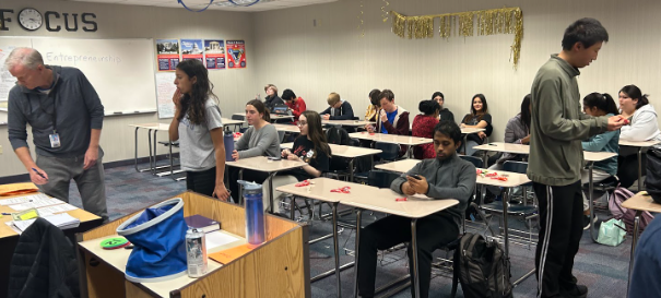 Mock Trial members met after school in room F102 on Nov. 9. The meeting allowed the entire team to meet with each other and discuss plans for practices.
