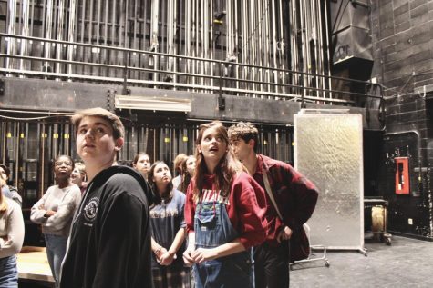 Members of the Rising Stars club discuss their excitement for the new year. According to junior Sam Tiek, the CHS theater programs have provided him with amazing opportunities to learn  about the world of theater. 
