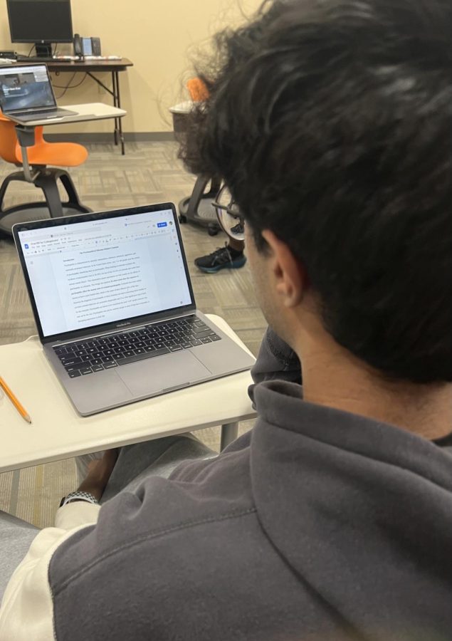 Sophomore Vihaan Kottam writes a letter to Indiana State Representative: Donna Schaibley. Kottams letter talked about how to make schools a safer place on January 27, 2023. 