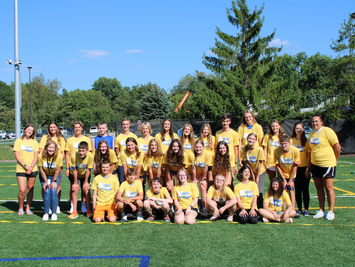 The+Unified+Bocce+Team+at+Carmel+high+school+enjoys+one+of+their+regular+practices.+Player+and+junior+Hannah+Pettee+said%2C+%E2%80%9CUnified+bocce+helps+people+realize+the+good+they+can+have+on+other+people%2C+and+it+impacts+everyone%2C+both+partners+and+athletes+in+a+very+positive+way.
