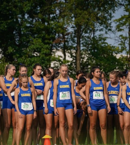  The women’s cross-country team runs against many other schools in the John Cleland Invite. Coach Ellington said practices are paying off as he sees improvement within the team.