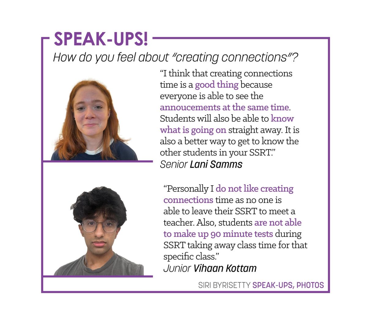 Speak up creating connnections