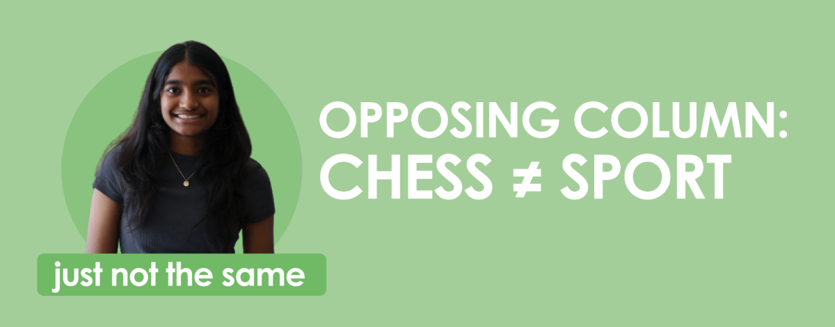 Opposing column: Chess shouldn’t be considered a sport, but an intellectual game