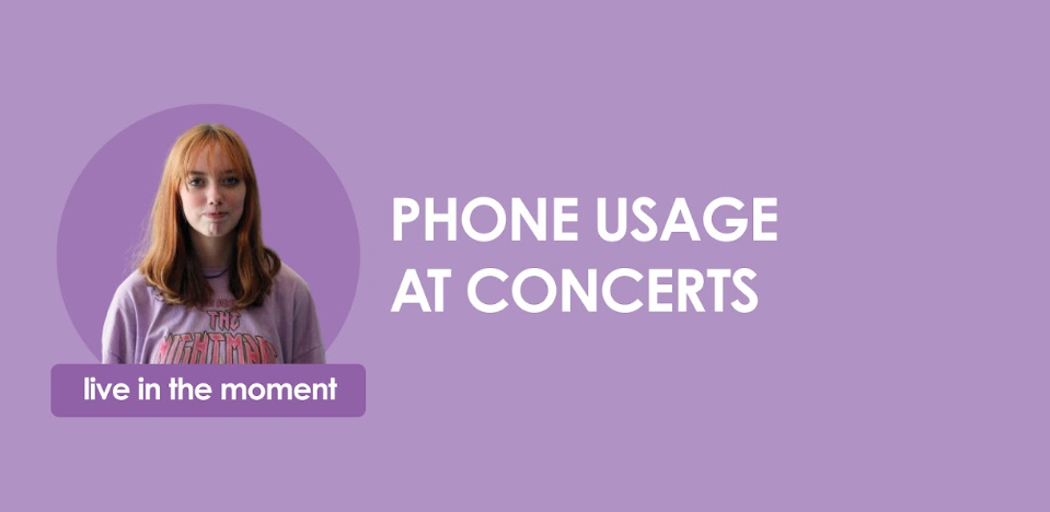 Phones at concerts; keeping memories or distracting