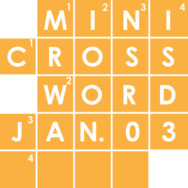 Mini Crossword: January 3