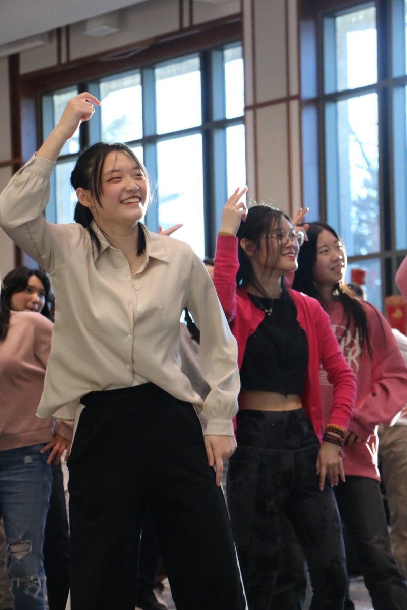 Student dance at the NCHS Lunar New Year celebration.  This Just Dance took place near the end of the celebration on Feb. 14 at the CCPL