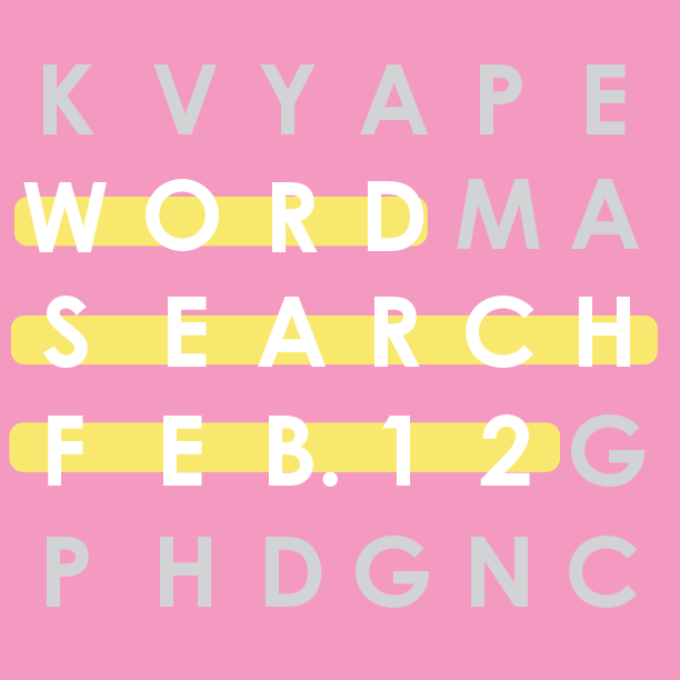 Word Search: February 12