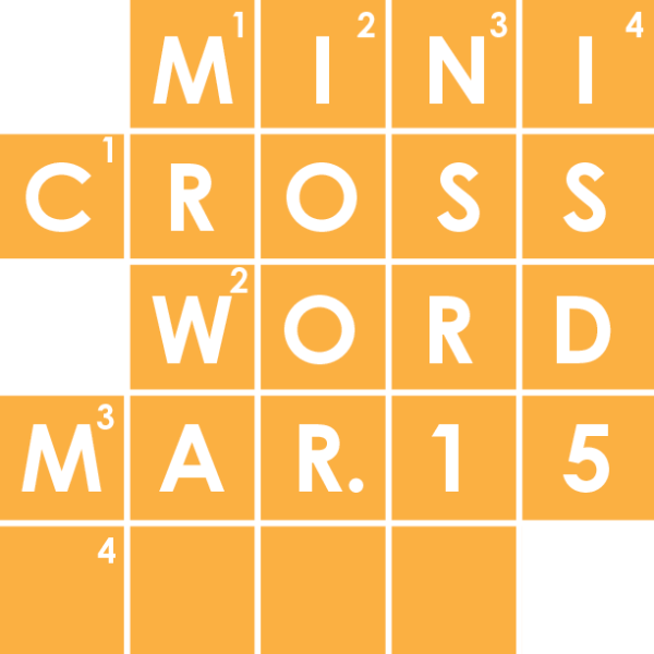 Mini Crossword: March 15