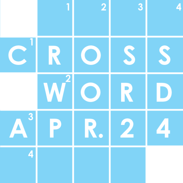 Crossword: April 24