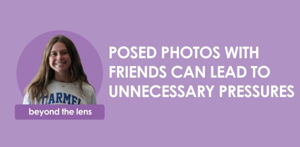 Opposing Column: Posed pictures with friends take away from the experience