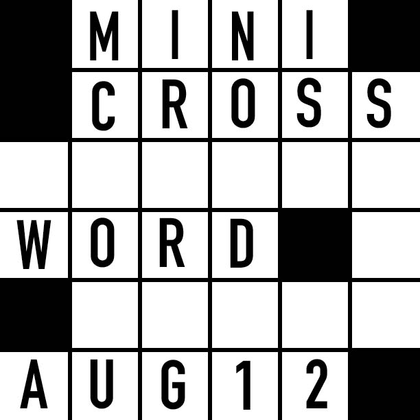 Mini Crossword: August 12