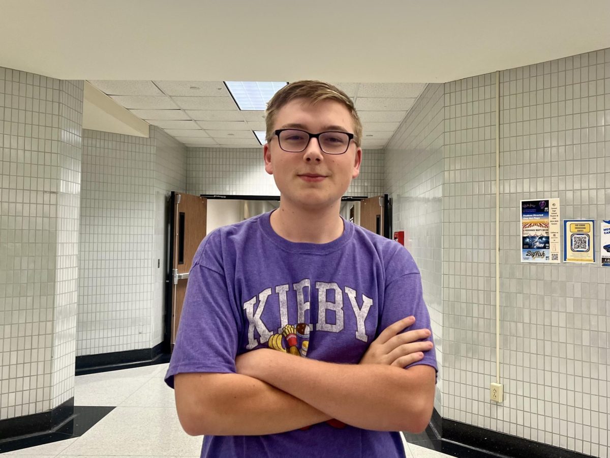 Senior and varsity member of the Esports Smash Ultimate team, Christopher Cunningham, poses for a picture. He said that he’s enthusiastic about representing Carmel High School one last time before graduating.