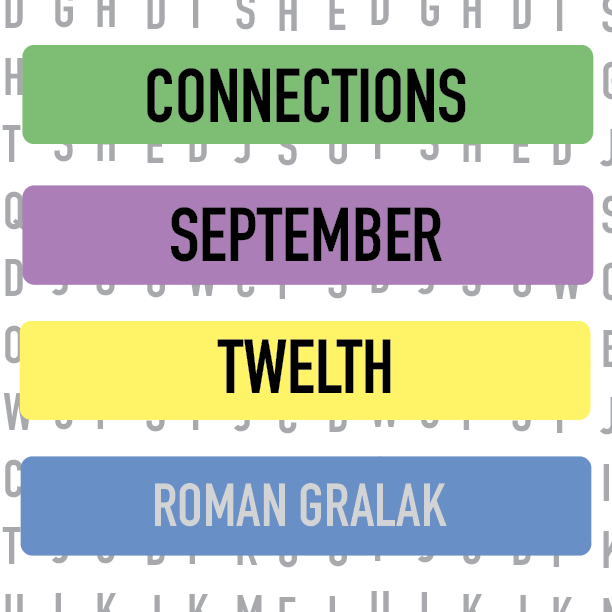 Connections: September 12