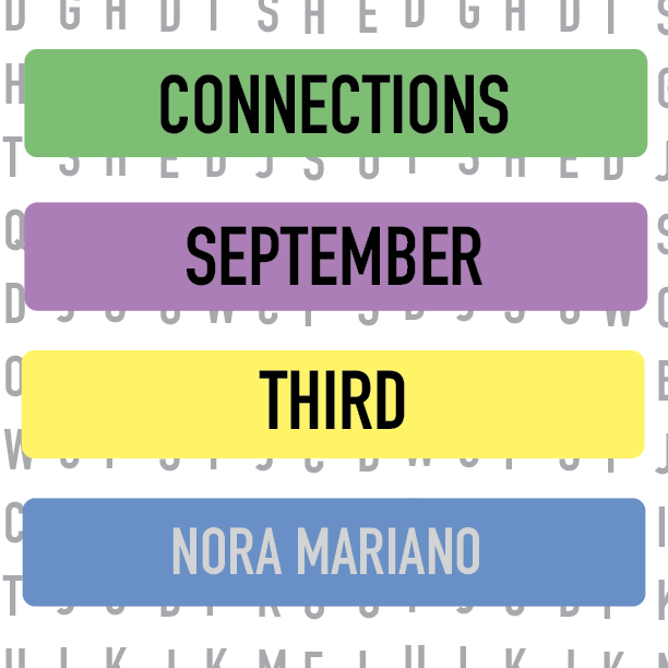 Connections: September 3