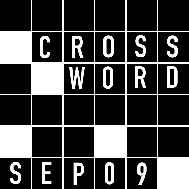 Crossword: September 9