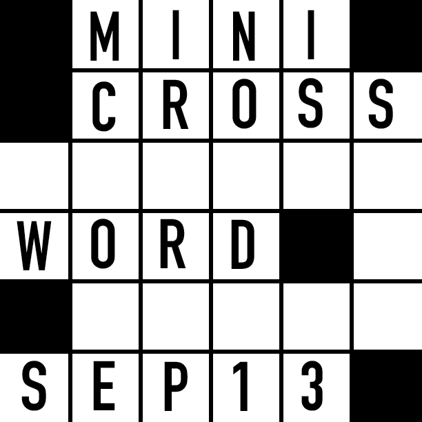 Mini Crossword: September 13