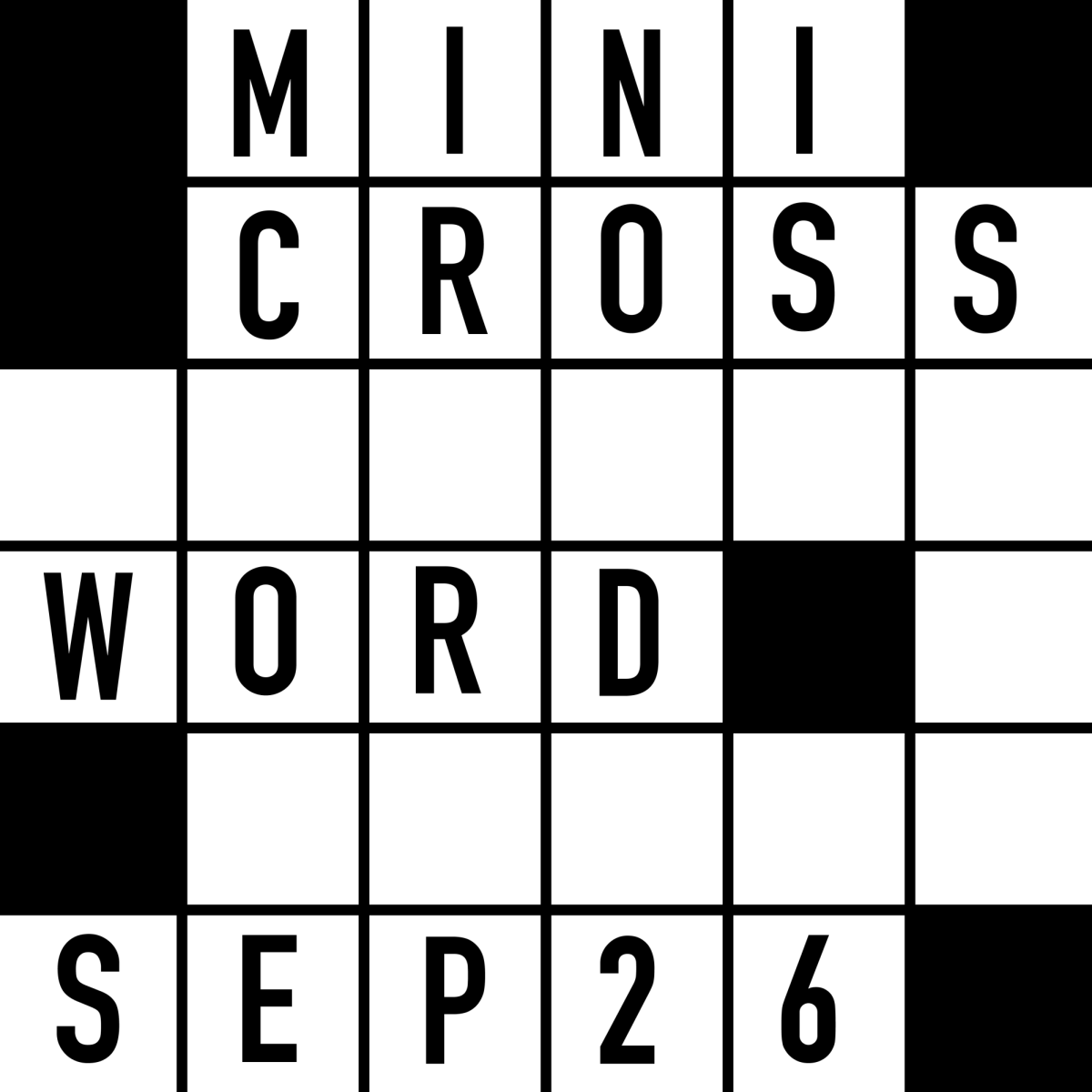 Mini Crossword: September 26