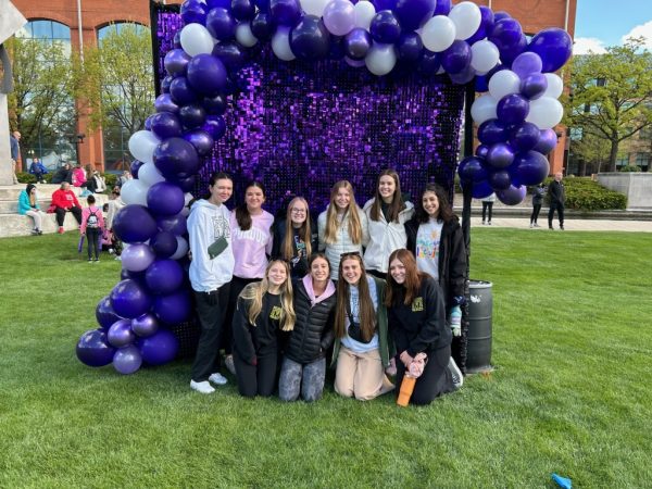 Best Buddies members pose for a picture at the annual Friendship Walk on April 21, 2024. “We hope to see everyone there,” Stock said via email.