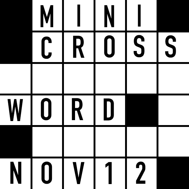 Mini Crossword: November 12