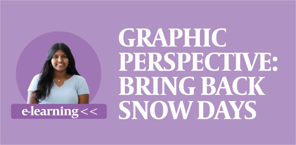 Graphic Perspective: Bring back snow days, no more e-learning