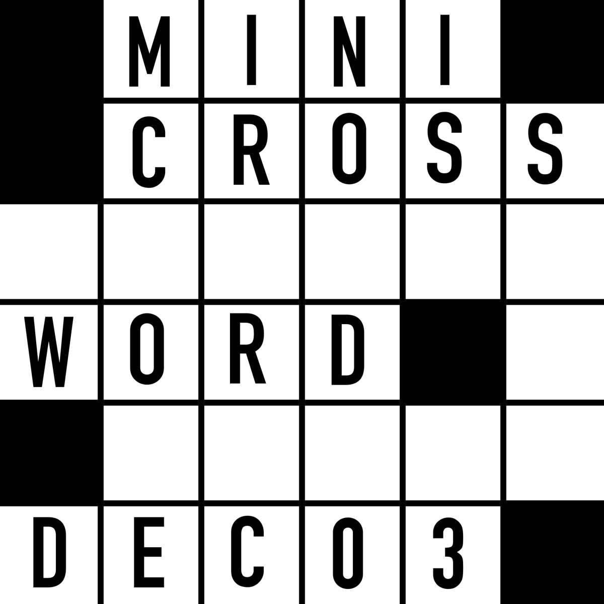 Mini Crossword: December 3