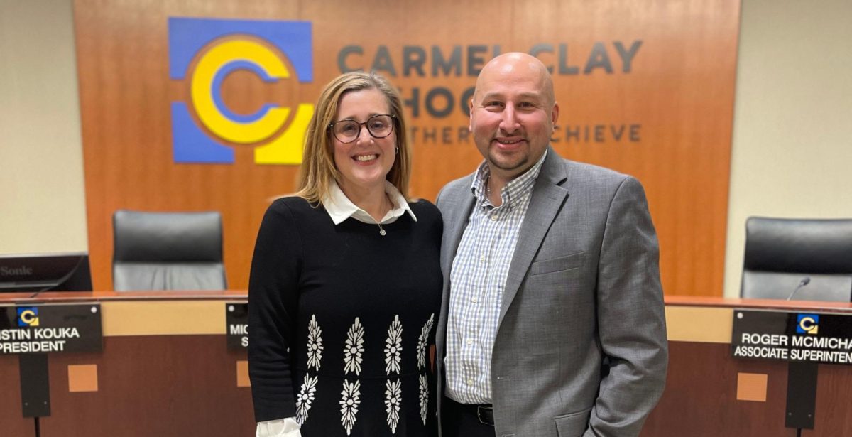 The Oath of Office swore in two new board members on Jan. 13, 2025. These two board members consisted of Jon Shapiro and Kristina Wheeler. (Submitted Photo: CCS School Board)