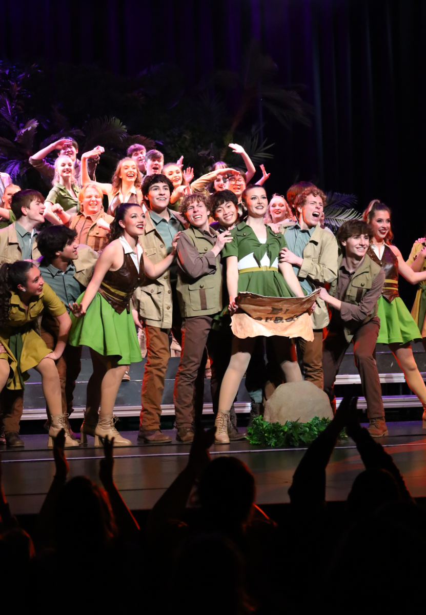 Ambassador members perform their show, 'Road to El Dorado', at the dress rehearsal for 'An Evening of Show Choir' on Mar. 3. The show will take place Mar. 6. 