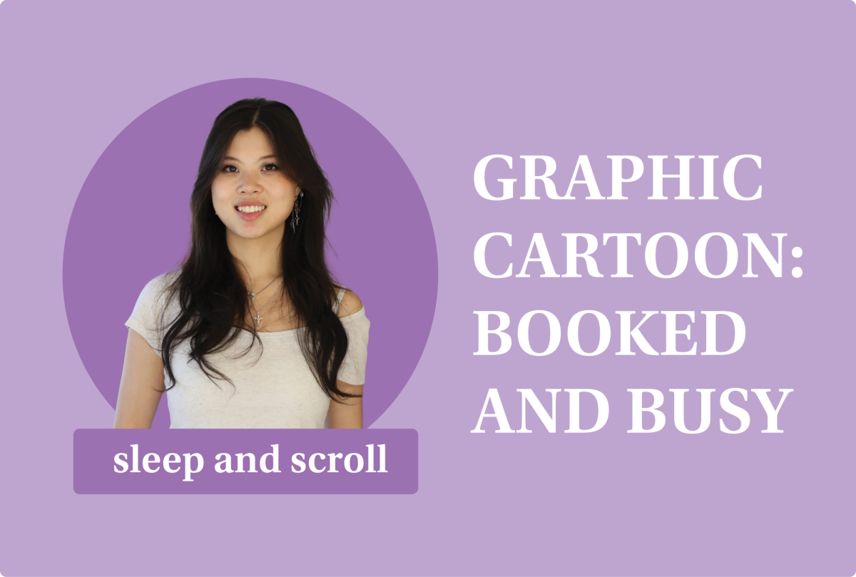 Graphic Cartoon: Booked and busy